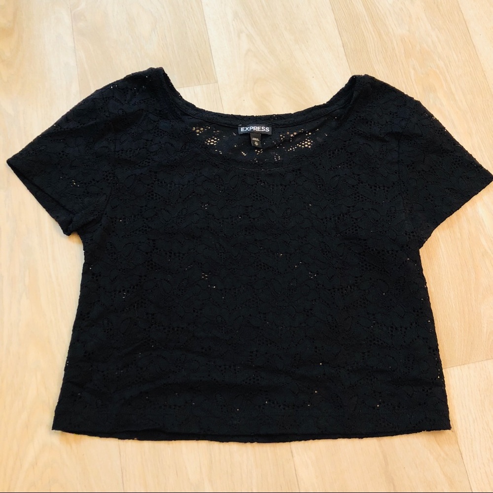 Express Lace Crop Top